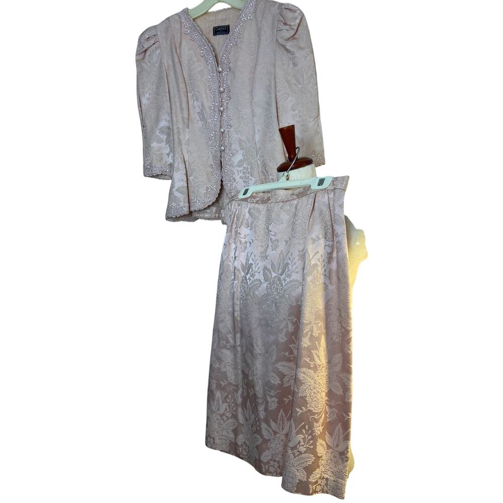 Cachet by Bari Protas‎ 2 piece skirt and blazer, vintage